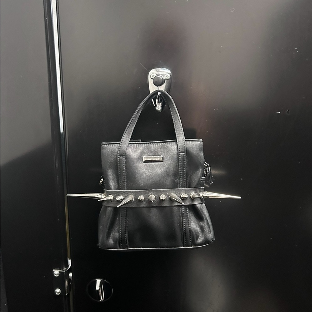 Black Studded Nine West Handbag
